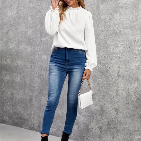 Boho frill trim blouse - Picture 14 of 15